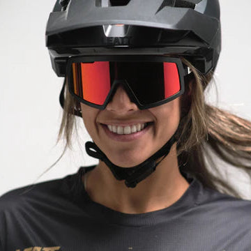 Brýle LEATT MADVIZ ONE Black/White IRIZ Red 15 VLT