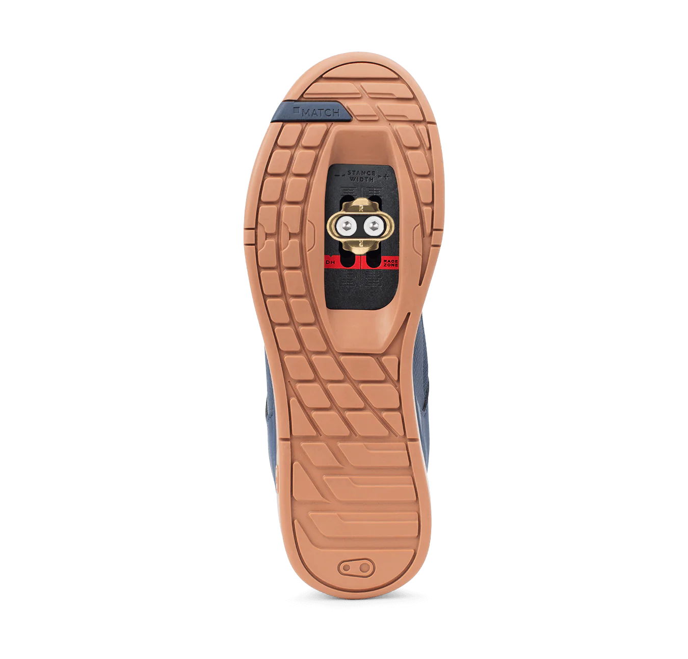 CRANKBROTHERS MALLET LACE Clip MTB-sko Navy/Silver/Gum