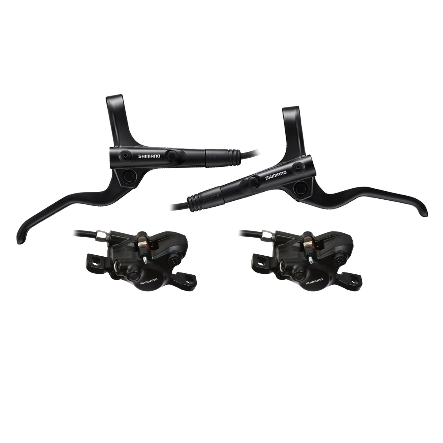 Ett par SHIMANO MT201/200 Discless-bromsar