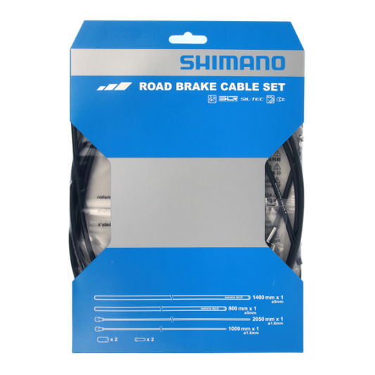 Zestaw linek i przewodów hamulcowych SHIMANO PTFE, czarny