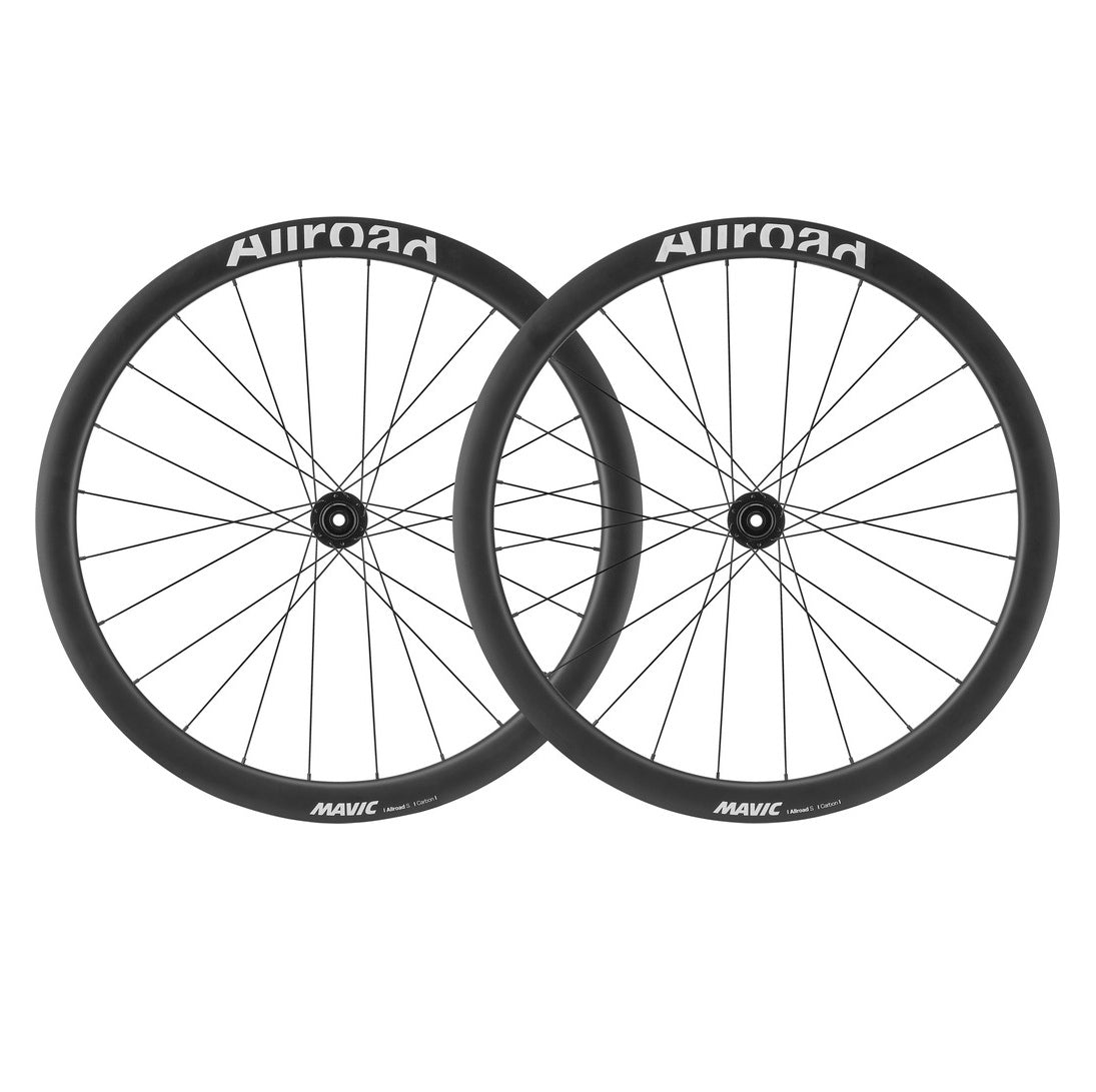 Para kół MAVIC ALLROAD S CARBON DISC przystosowanych do jazdy bezdętkowej (centralna blokada)