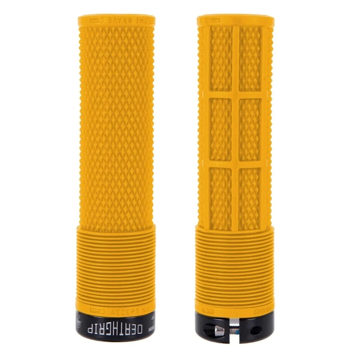 Greb DMR DEATHGRIP Large Lock-on Yellow