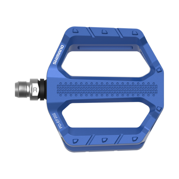 Ploché pedály SHIMANO PD-EF202 modré
