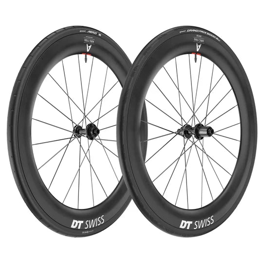Para kół DT SWISS ARC 1100 DICUT WTS 85 przystosowanych do jazdy bezdętkowej (centralna blokada)