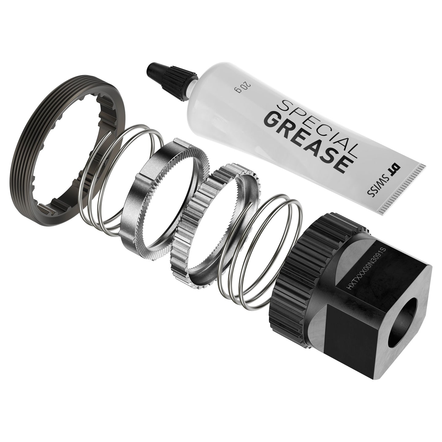 Upgrade Kit RATCHET DT SWISS DEG90T DF 0/10/20° Anti Pedal Kickback s nástrojem