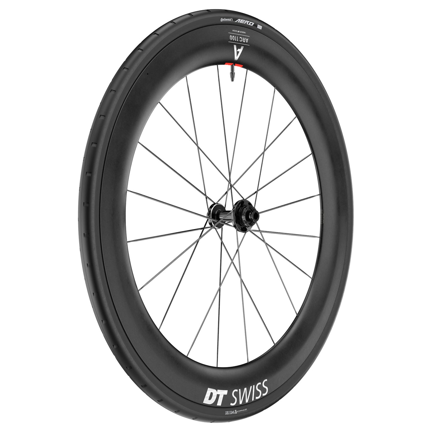 Roue Avant DT SWISS ARC 1100 DICUT WTS 65 Tubeless Ready (Center Lock)