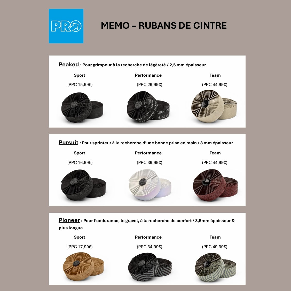 PRO PIONEER SPORT Bøjlebånd mørkebrun