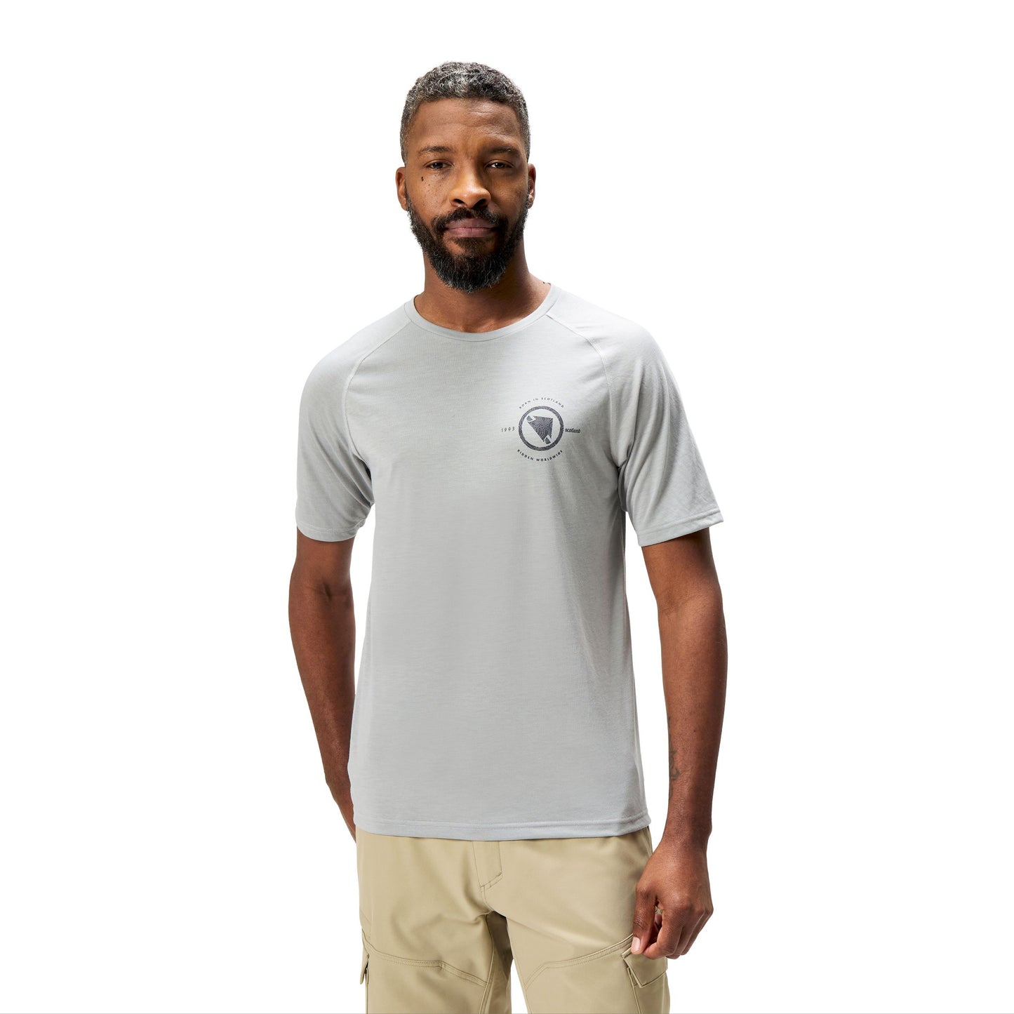 Maillot ENDURA LOOP Manches Courtes Gris 2025