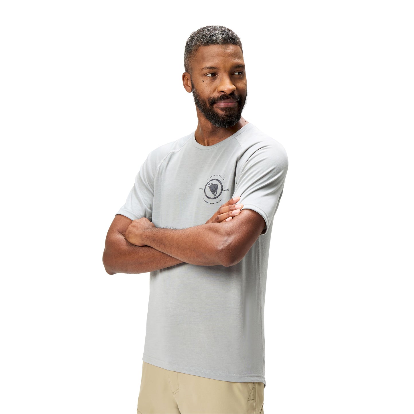 Maillot ENDURA LOOP Manches Courtes Gris 2025