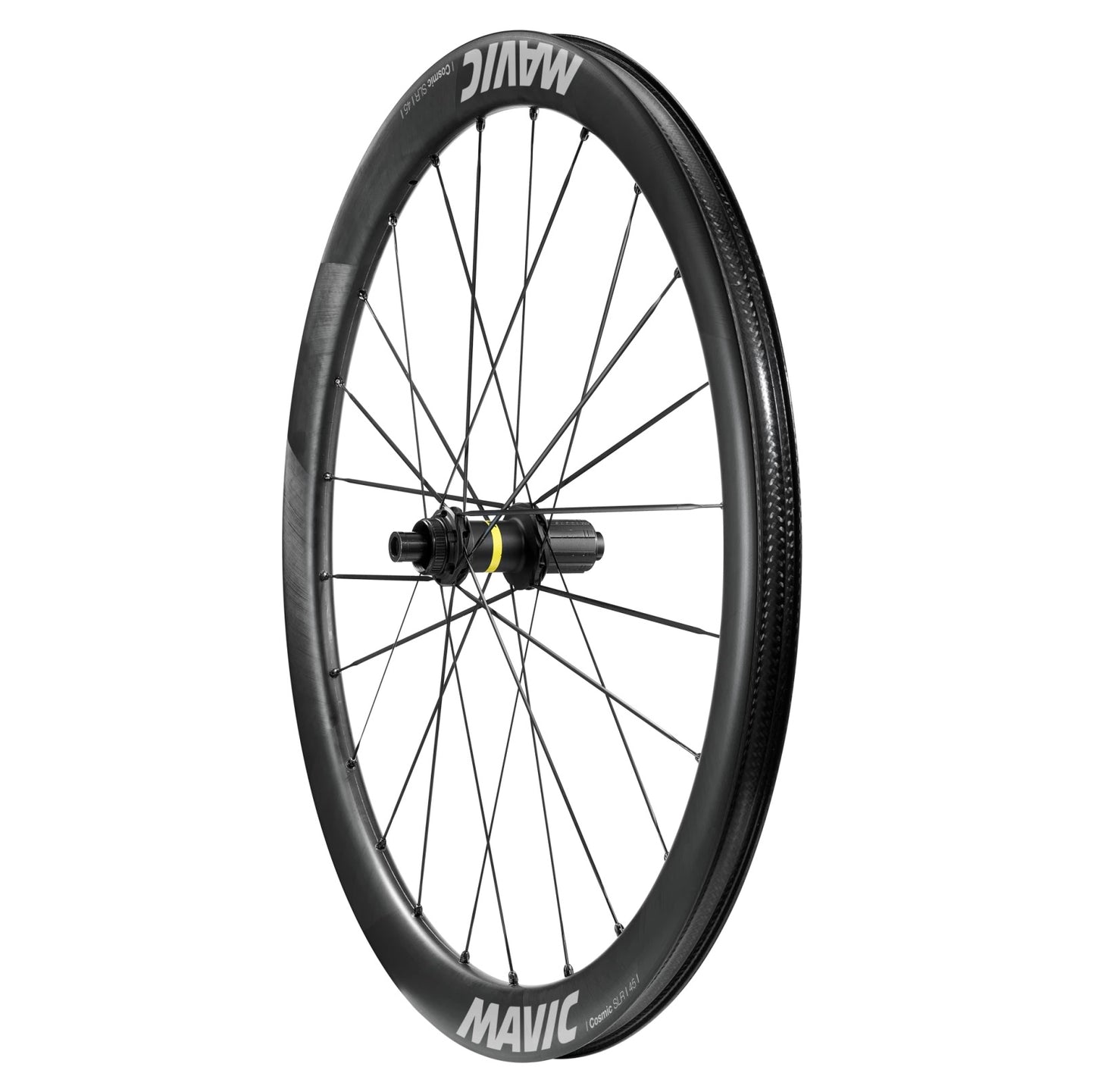 Tylne koło MAVIC COSMIC SLR 45 DISC 23 mm przystosowane do jazdy bezdętkowej (centralna blokada)