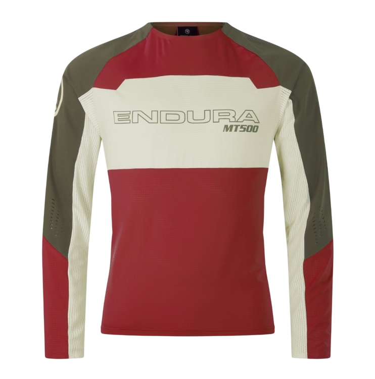ENDURA MT500 BURNER LITE Langærmet Jersey Rød 2025