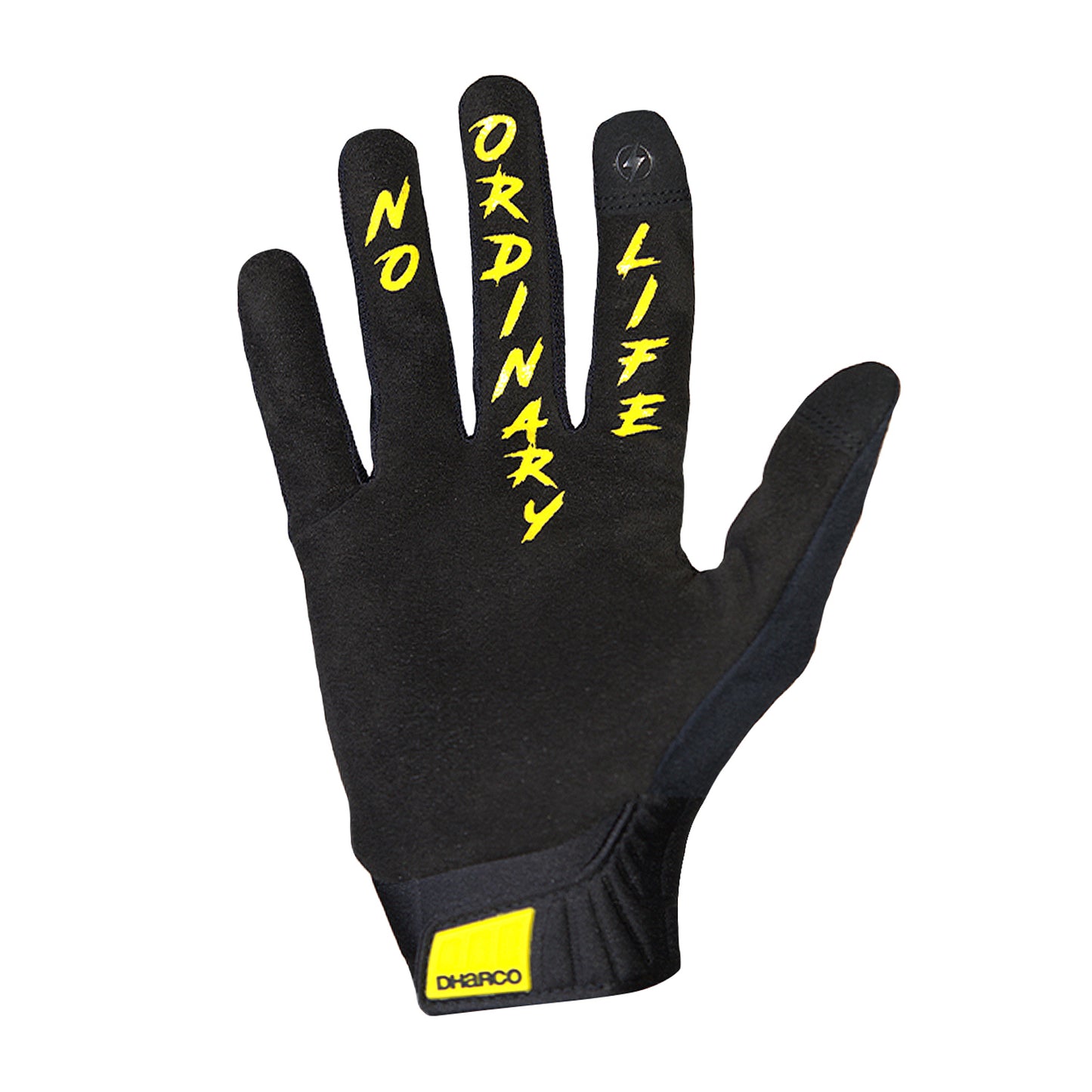 DHARCO RACE ACID RAIN Rękawice czarny/żółty