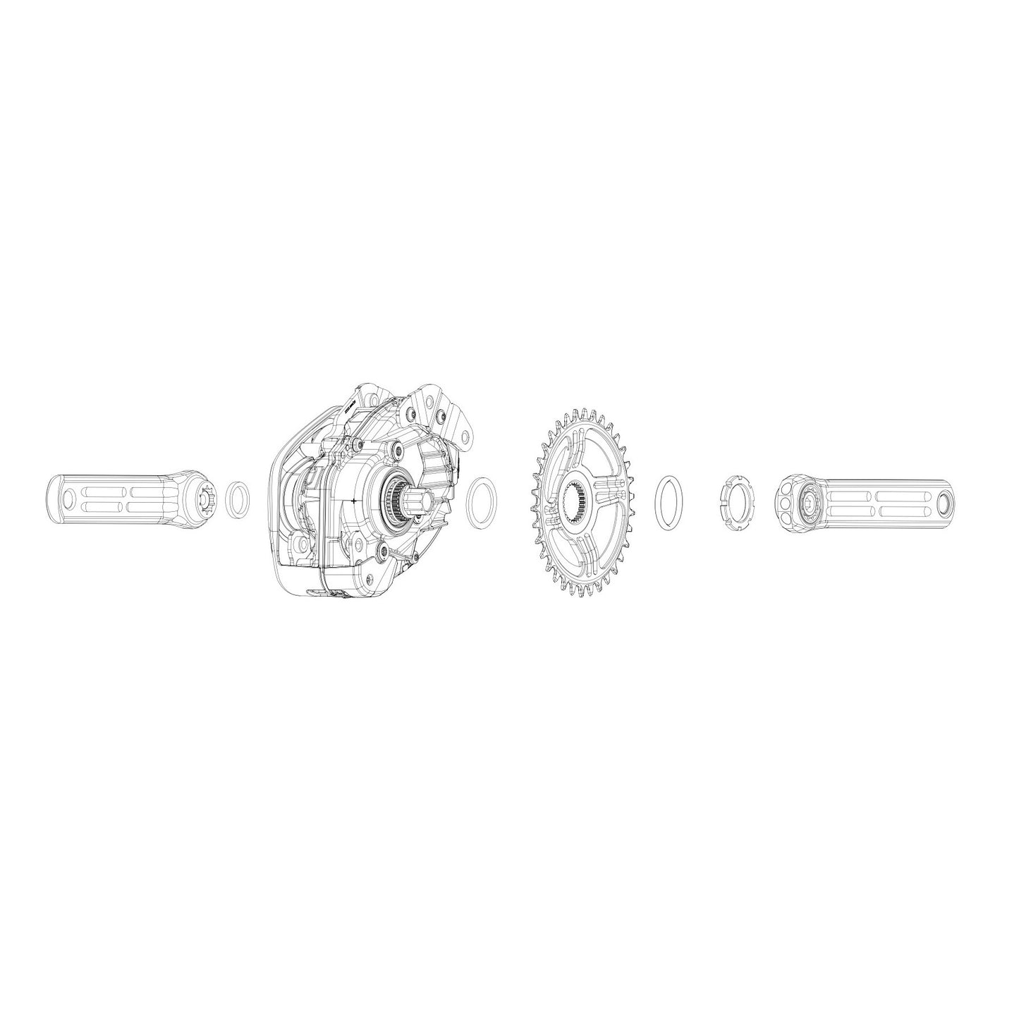 Mono ROTOR E-MTB BOSCH direktmonterad kedjekrans