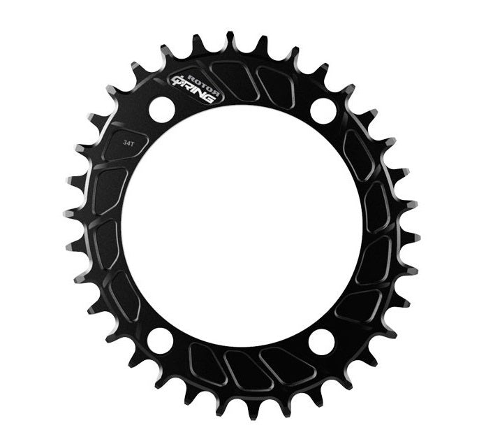 Mono Oval 11/12V ROTOR Q-RING MTB 4-håls 110mm kedjehjul