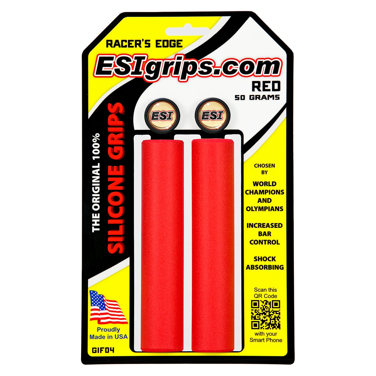 ESI RACER'S EDGE 130 mm håndtag rød