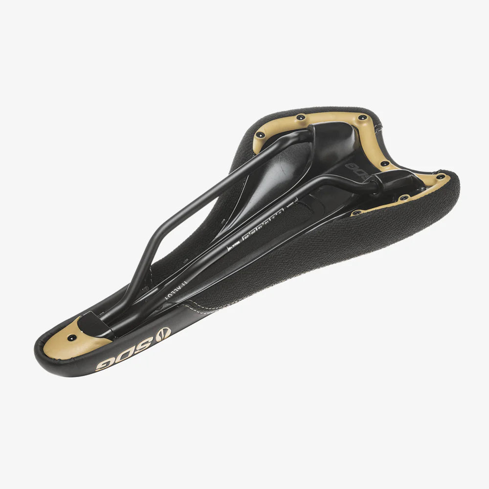 Selle SDG RADAR MTN Rails Titane-Alu Noir/Crème