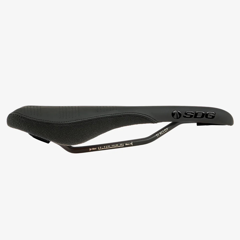 Selle SDG RADAR MTN Rails Titane-Alu Noir
