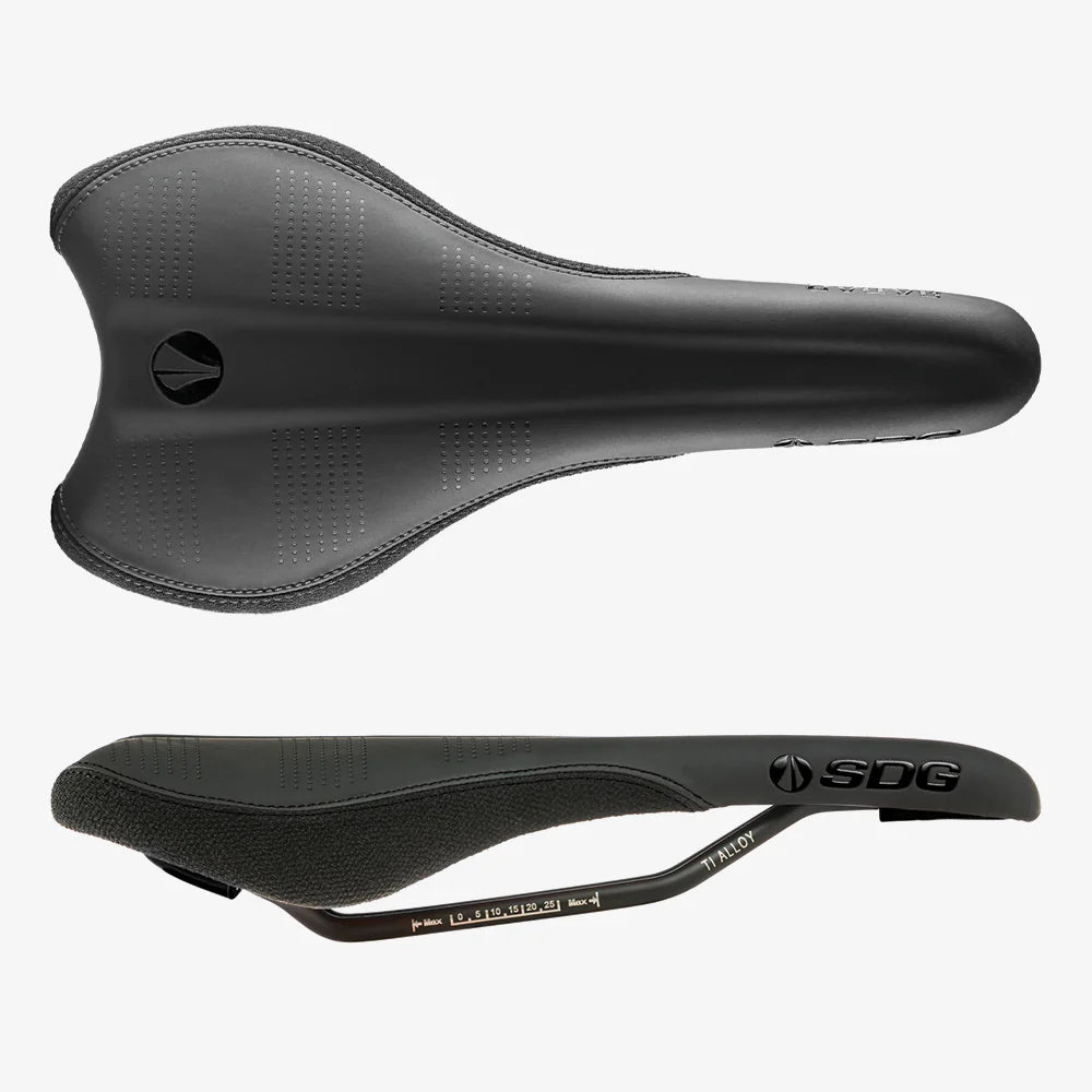 Selle SDG RADAR MTN Rails Titane-Alu Noir