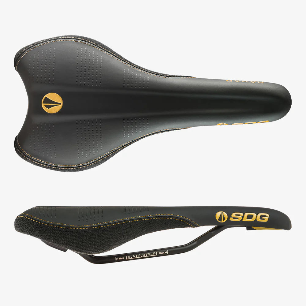 SDG RADAR MTN Rails Cr-Mo sedlo černé/zlaté