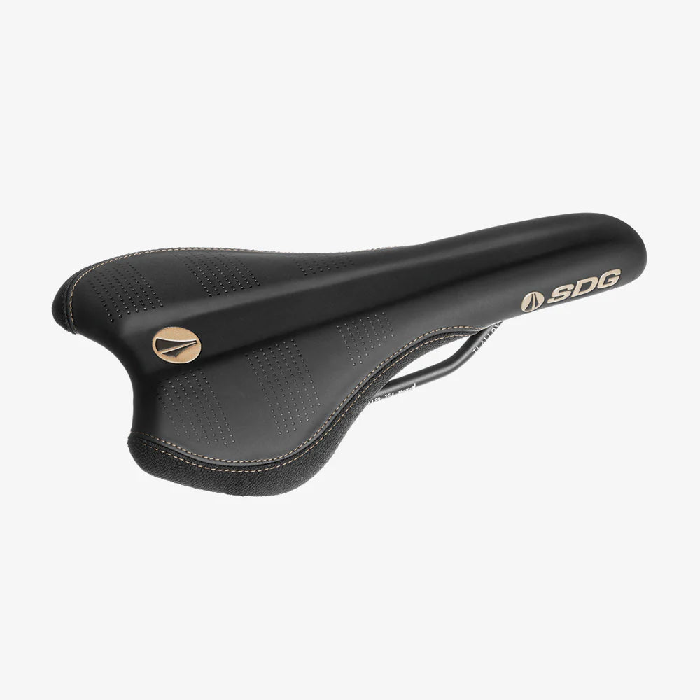 Selle SDG RADAR MTN Rails Titane-Alu Noir/Crème