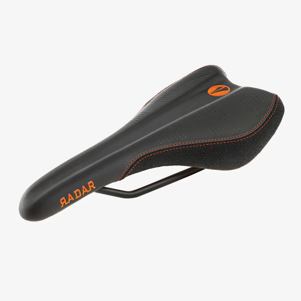 SDG RADAR MTN Rails Titanovo-hliníkové sedlo Black/Orange