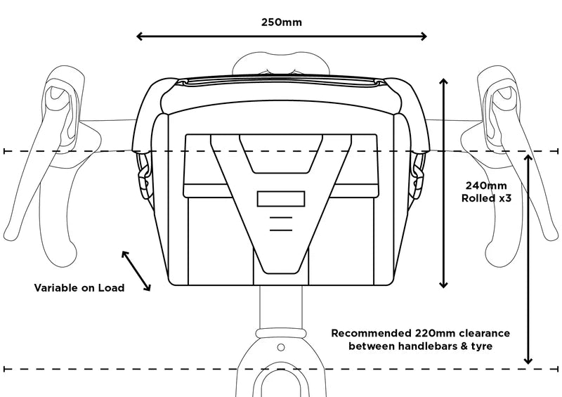RESTRAP BARPACK Styrväska 10L Oliv