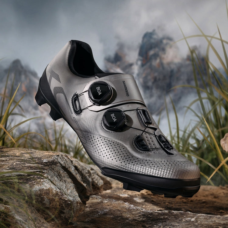 Buty MTB SHIMANO XC702 srebrne