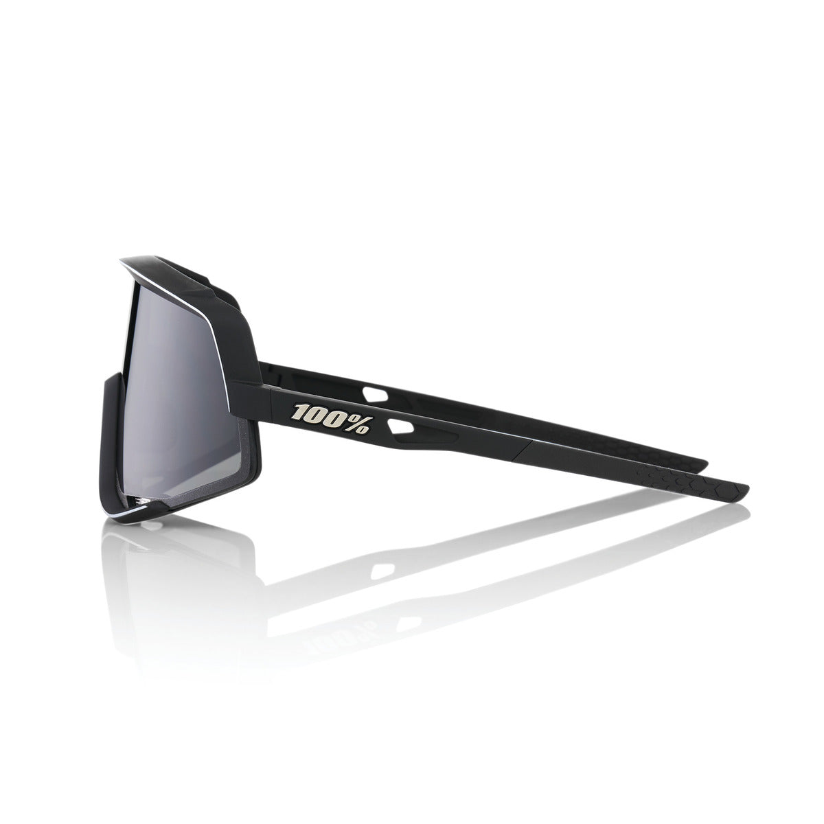 Glasögon 100% GLENDALE Soft Tact Black Smoke Lens