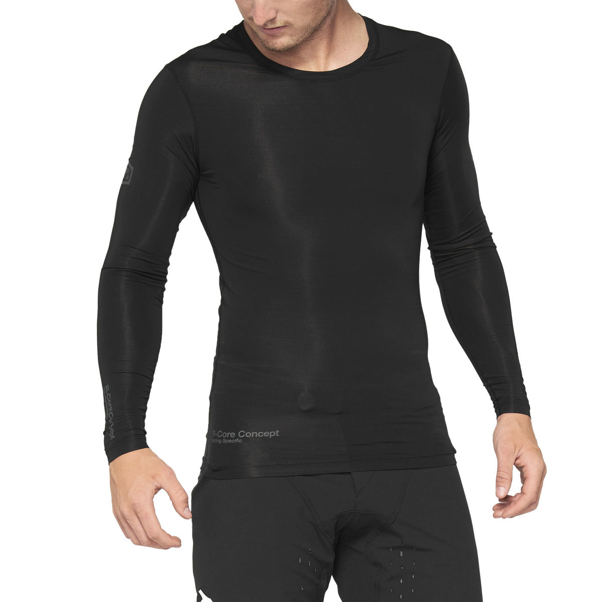 100% R-CORE CONCEPT Langærmet Jersey Sort