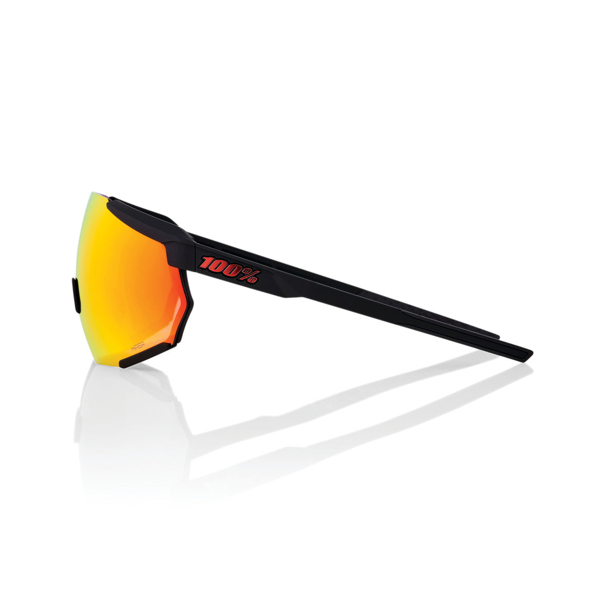 Gogle 100% RACETRAP 3.0 Soft Tact Black Hiper Multilayer Mirror Red