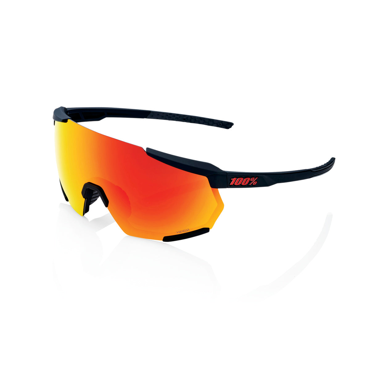 Gogle 100% RACETRAP 3.0 Soft Tact Black Hiper Multilayer Mirror Red