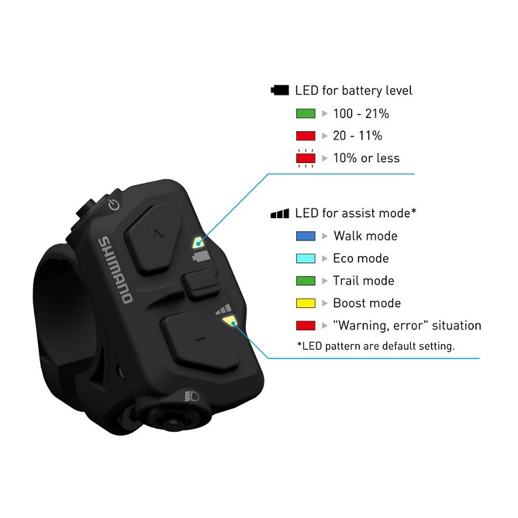 Télécommande SHIMANO SW-EN600 Gauche (collier 22.2mm)