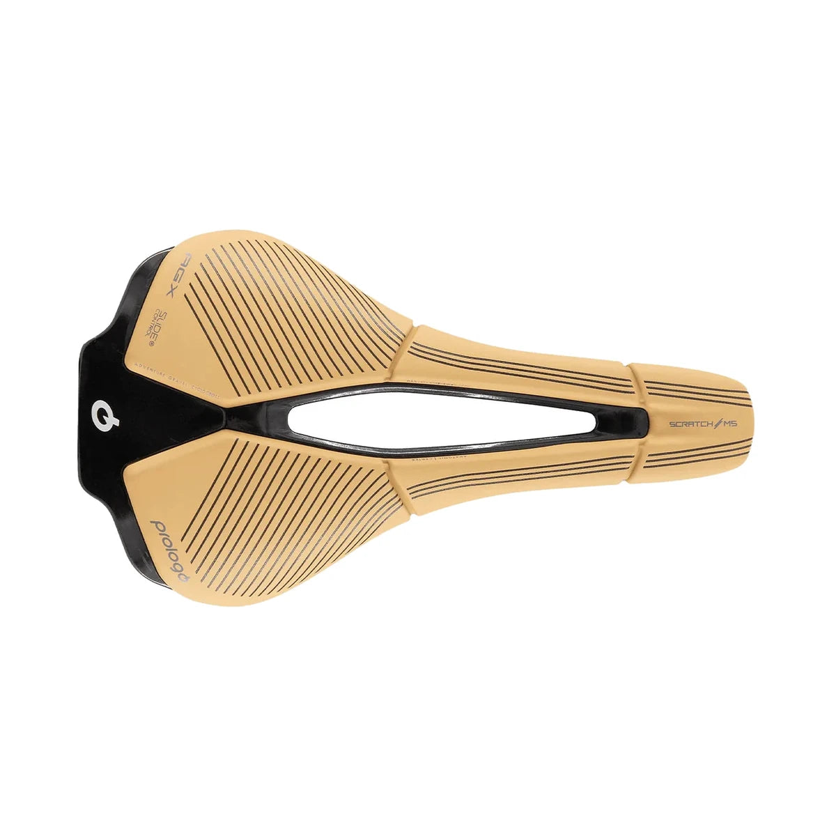 Selle PROLOGO SCRATCH M5 PAS AGX SPACE SLIDE CONTROL Rails Tirox Beige