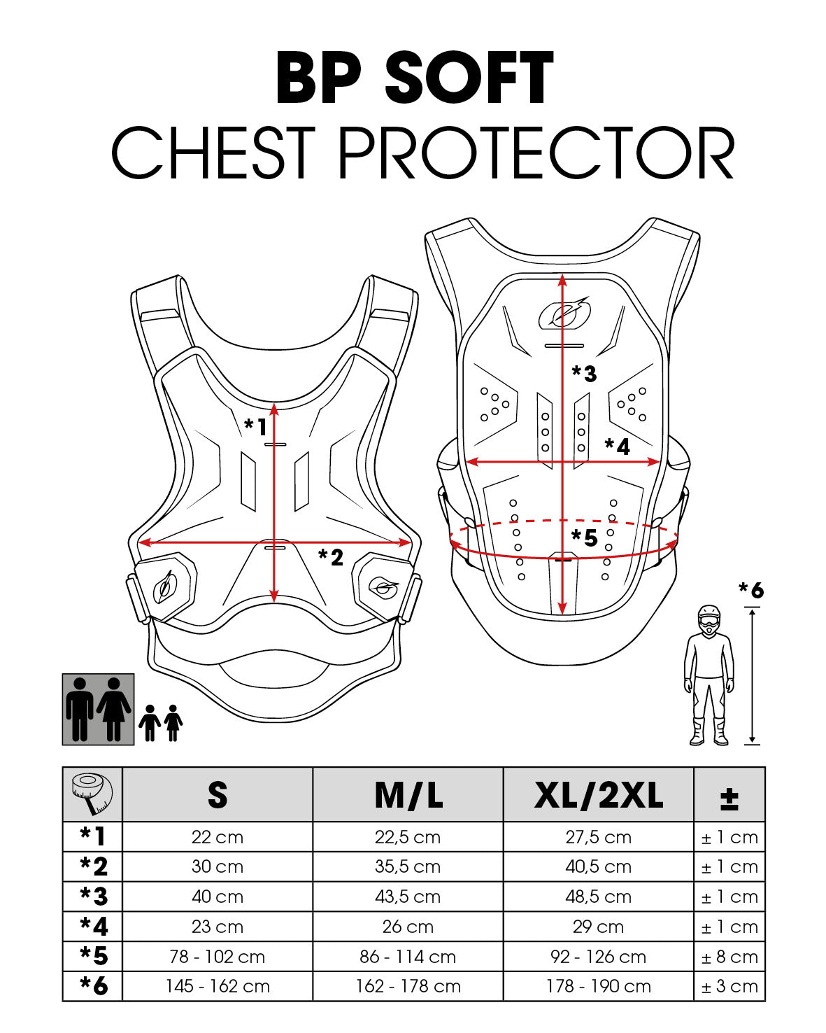 Plastron De ProtectionO'NEAL BP Soft Noir 2027
