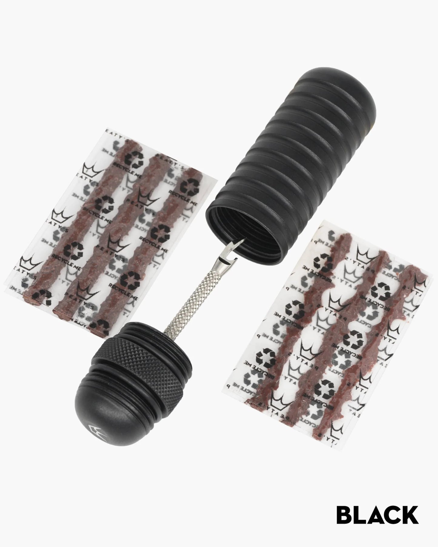 PEATY'S HOLESHOT Tubeless reparationssats Svart