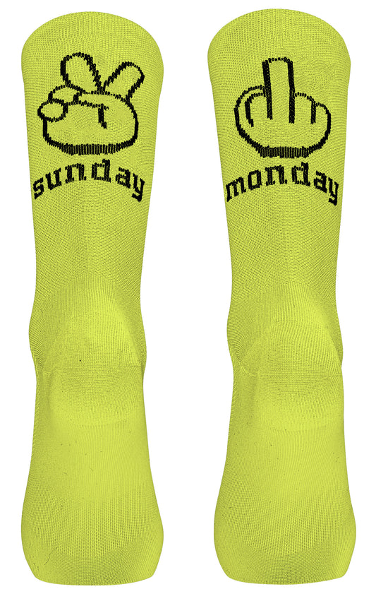 NORTHWAVE SUNDAY MONDAY Ponožky Fluo Yellow