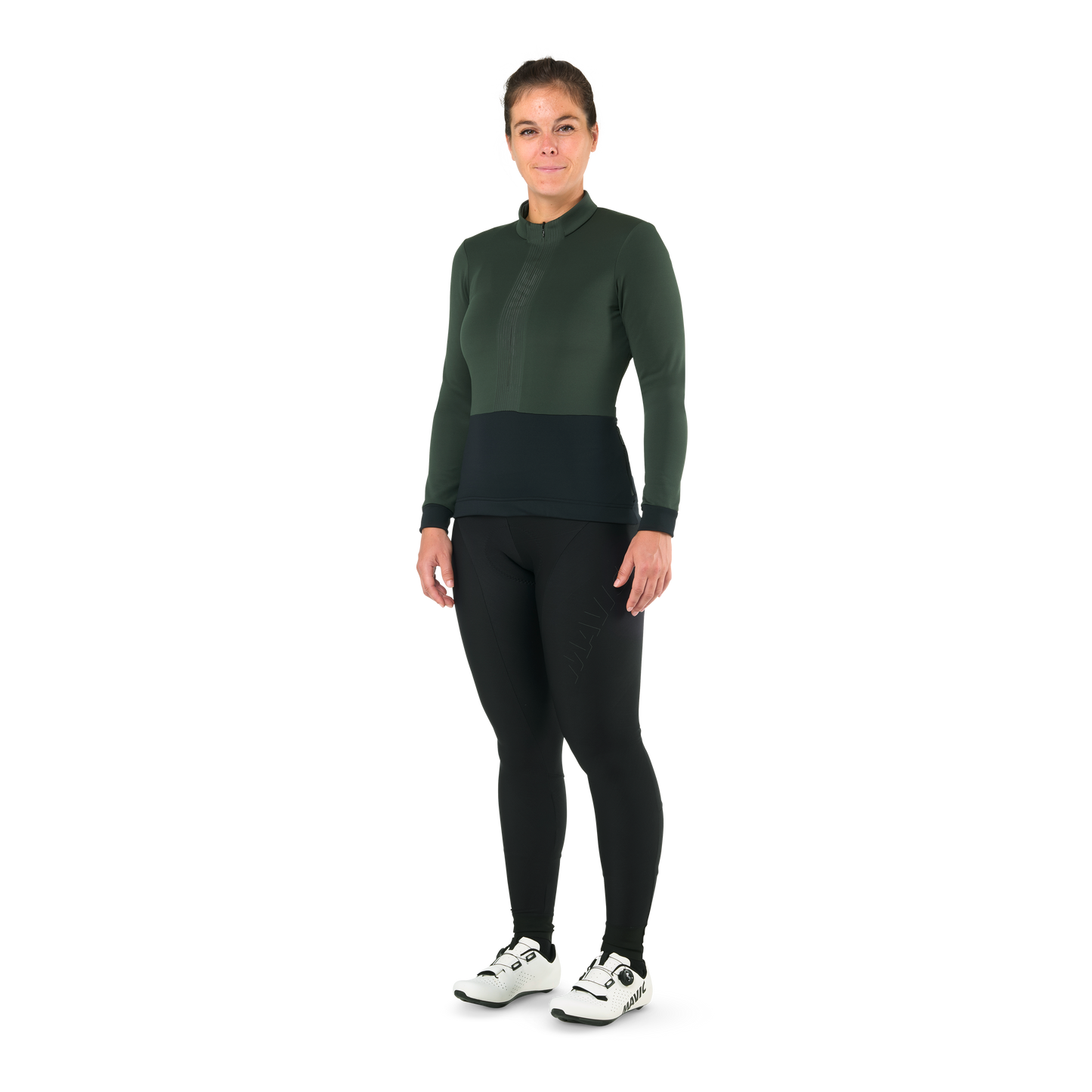 Maillot MAVIC KSYRIUM THERMO Femme Manches Longues Vert