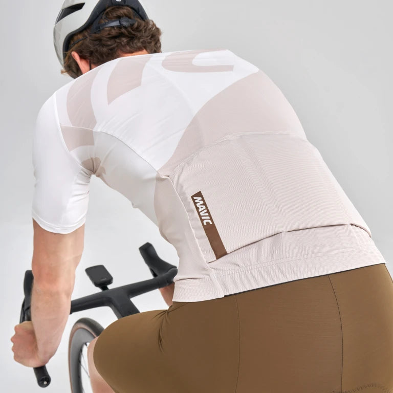 MAVIC ICON GRAPHIC Kortärmad Jersey Beige