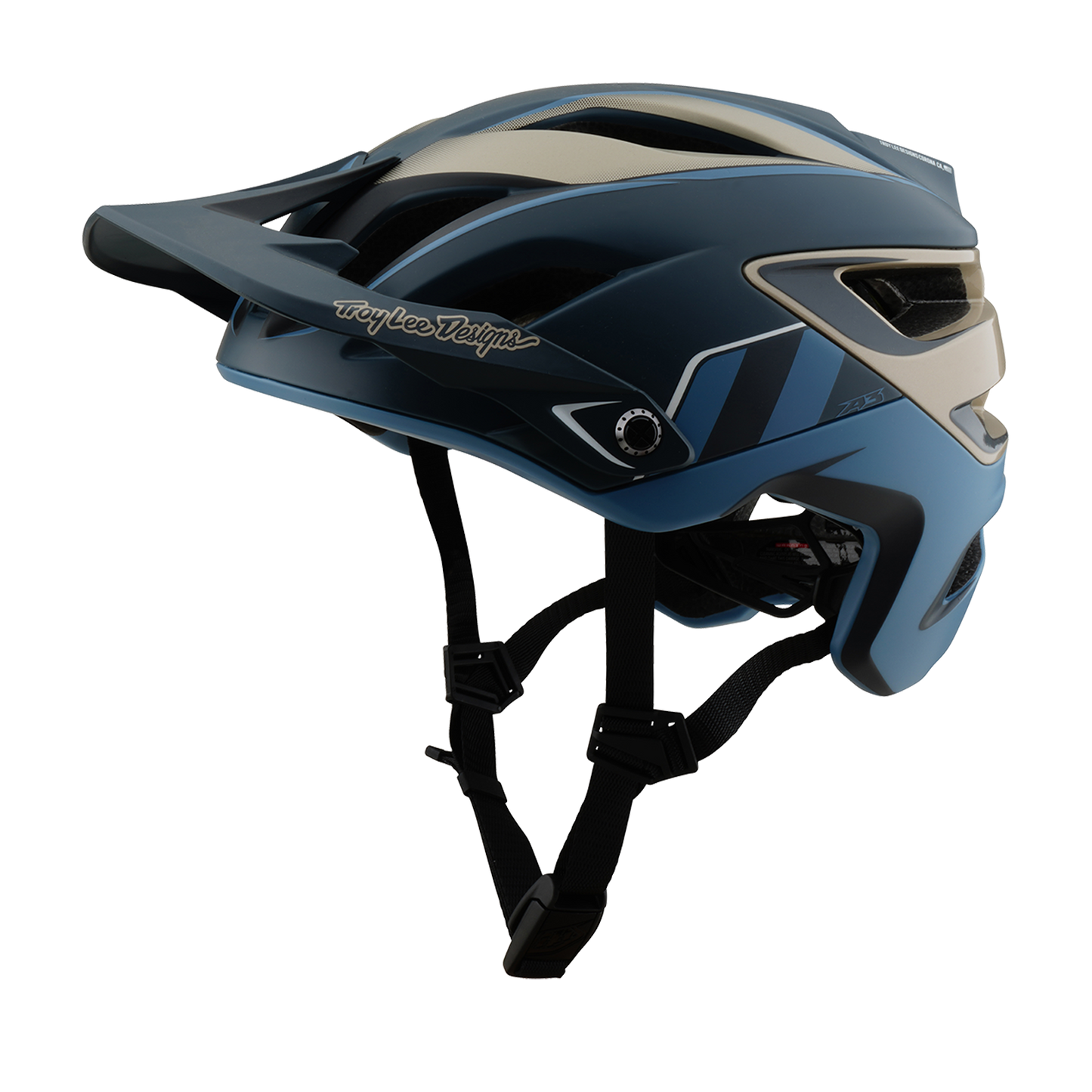 Casque VTT TROY LEE DESIGNS A3 MIPS Bleu/Or