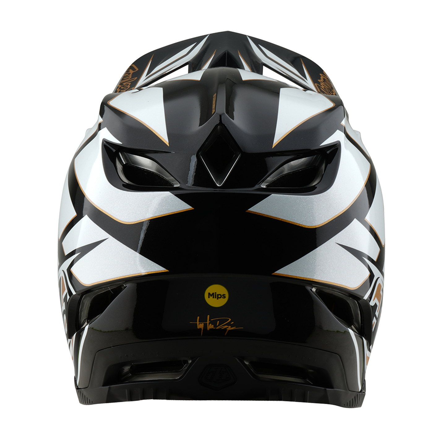 Kask MTB Troy Lee Design D4 COMPOSITE MIPS GHOSTWING biały