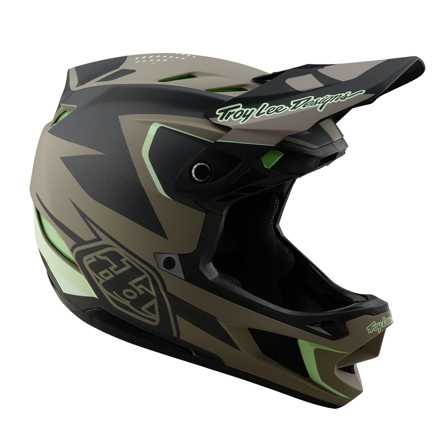 Troy Lee Design D4 COMPOSITE MIPS MTB-hjelm Brun/sort/gul