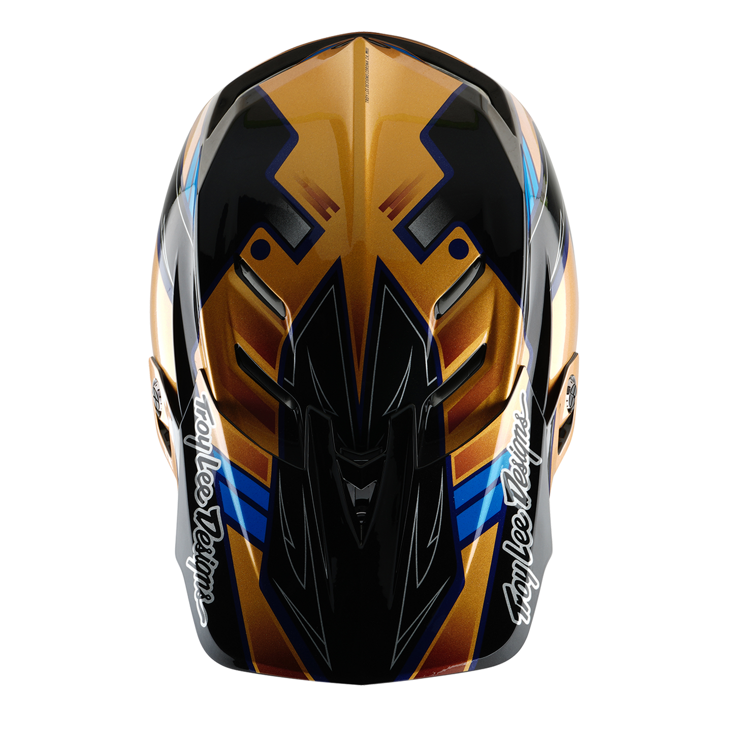 TROY LEE DESIGN D4 COMPOSITE MIPS ROYALTY MTB přilba černá/zlatá