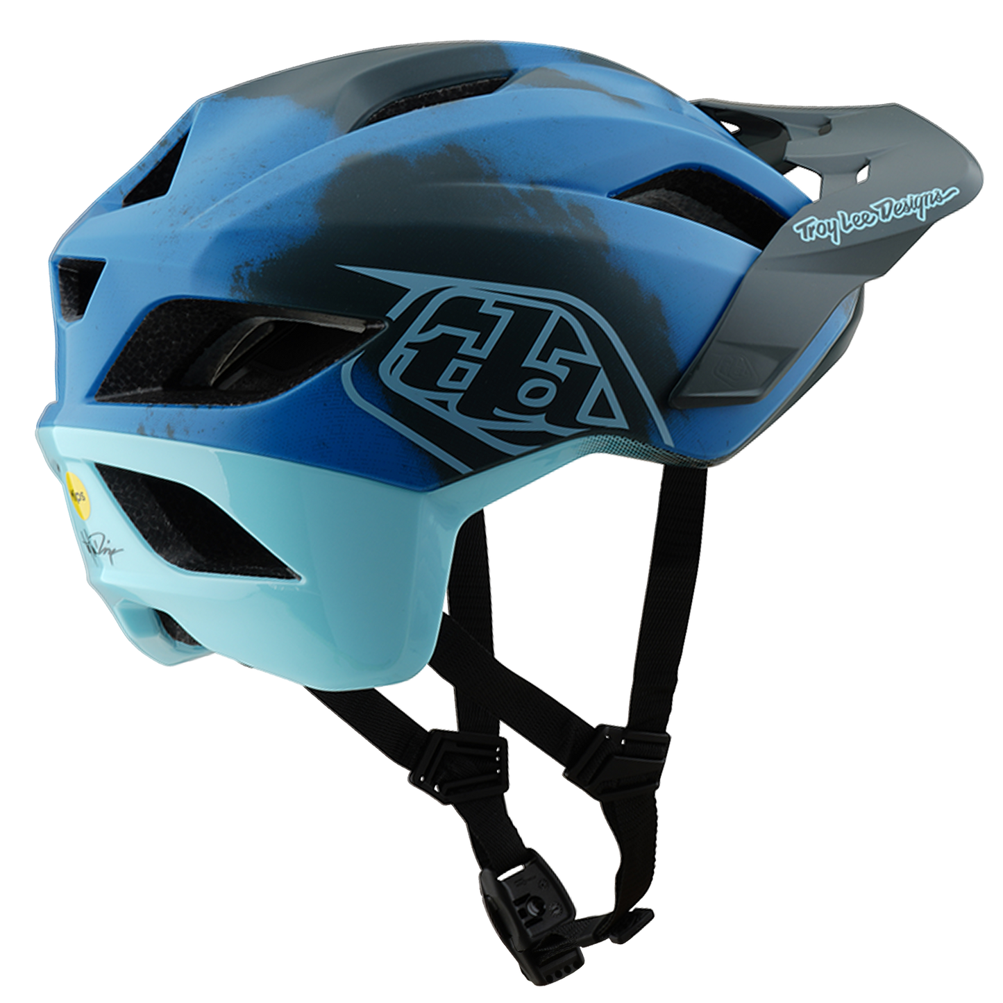 Casque VTT TROY LEE DESIGNS FLOWLINE SE MIPS Bleu Camo