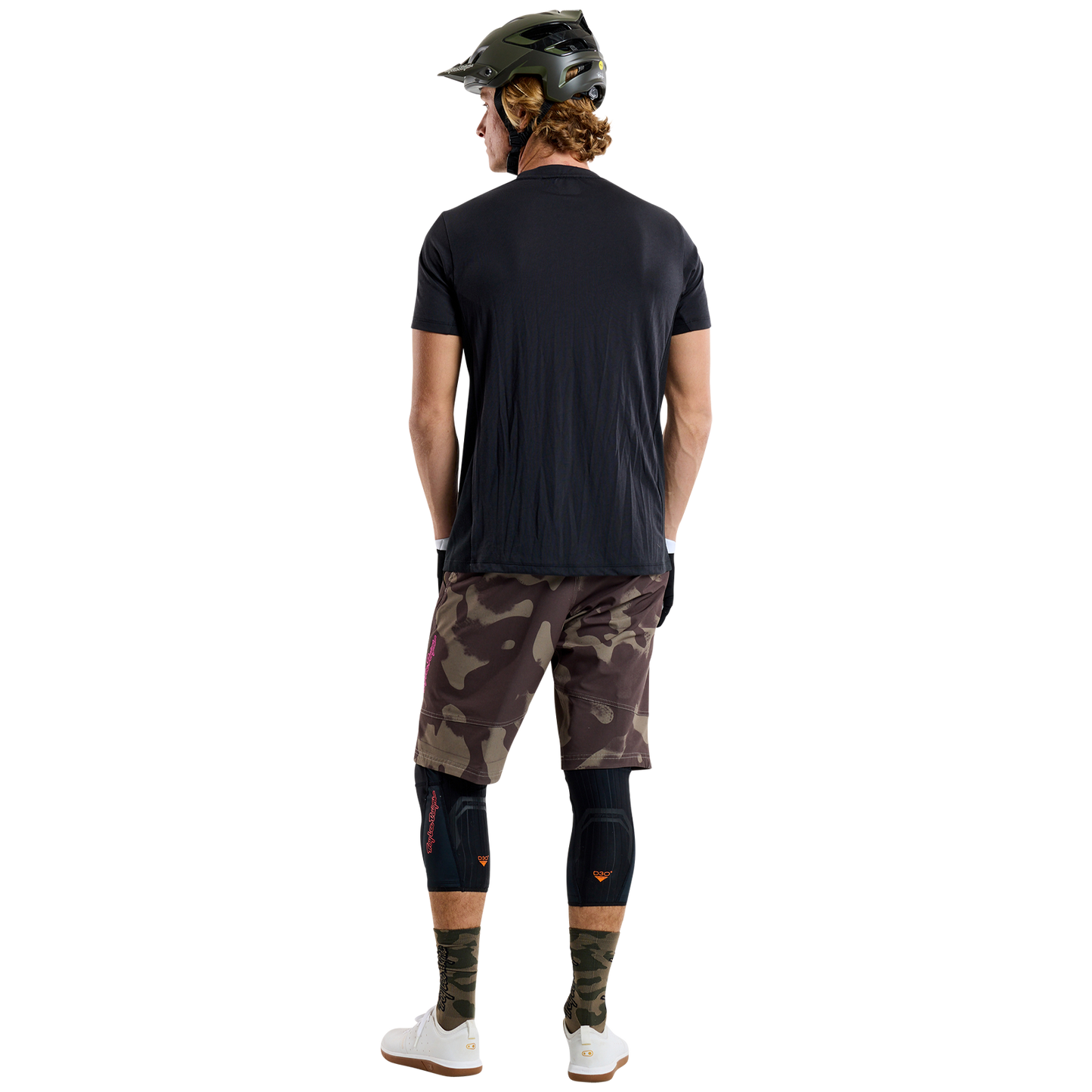 TROY LEE DESIGN SKYLINE RIDE TEE SIGNATURE Dres s krátkým rukávem Black 2025