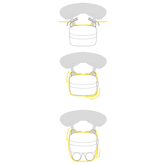 Torba z siodełkiem TOPEAK ELEMENTA czarna