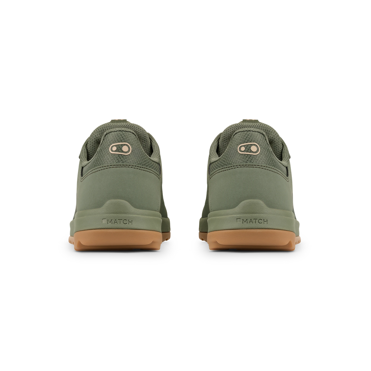 Chaussures VTT CRANKBROTHERS STAMP TRAIL SPEED LACE Vert/Sand/Gum — vue arrière