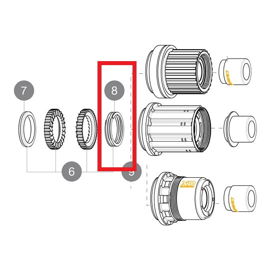 Kit 3 Ressorts MAVIC pour Système ID360 VTT