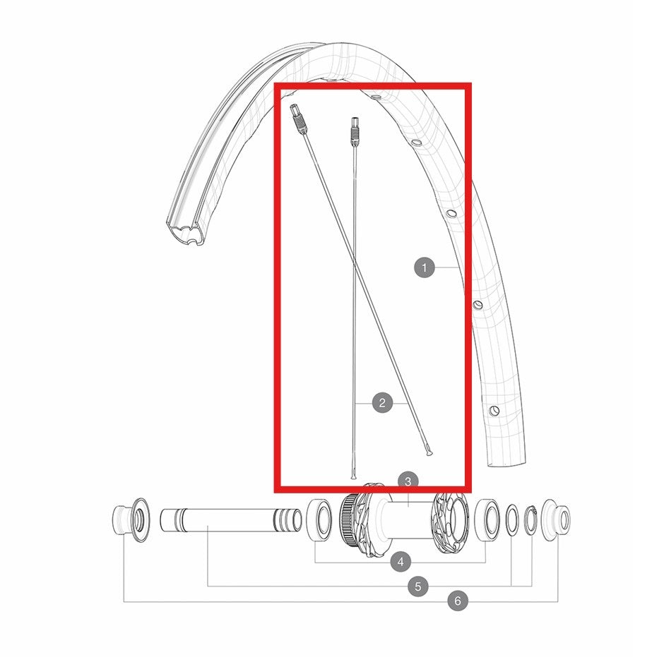 ZESTAW 12 PRZÓD/TYŁ KSYRIUM SL DISC AERO NIERDZEWNE SZPRYCHY 294 MM M7/7
