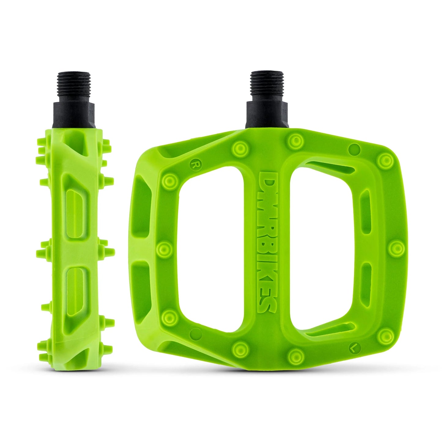 DMR V6 Flat Pedals grön