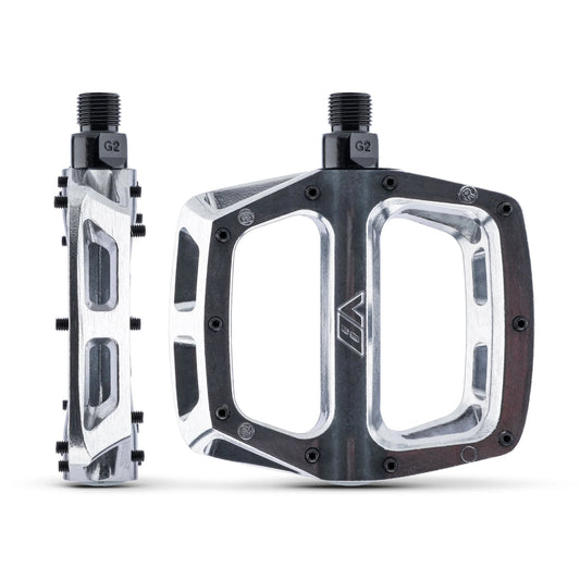 Ploché pedály DMR V8 Silver